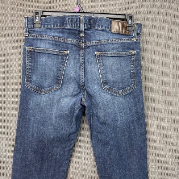 Express Jeans Mens 32 X 34 Blue Rocco Slim Fit Straight Leg Denim Jeans - Picture 11 of 12